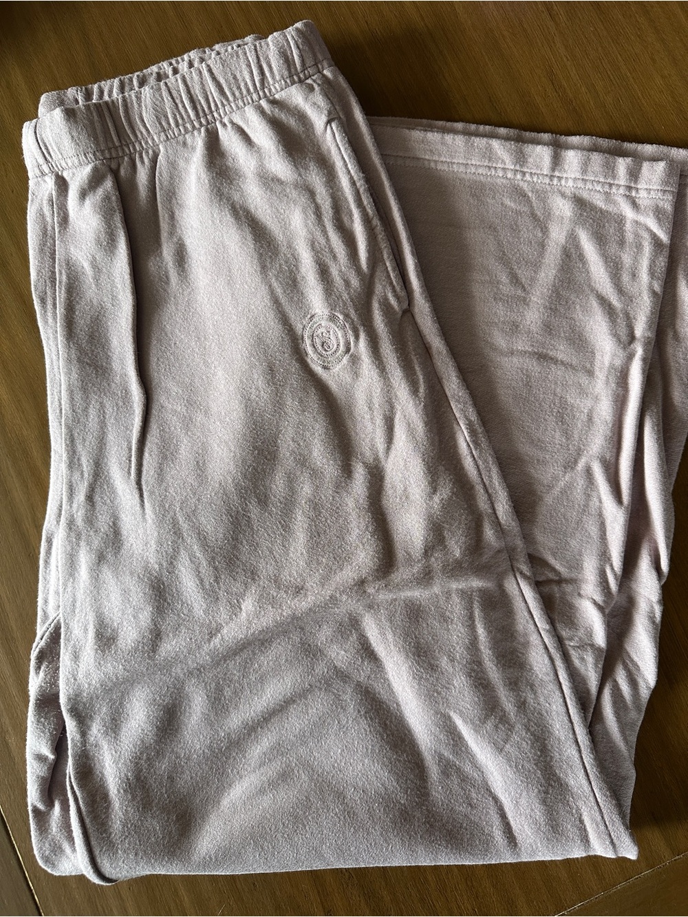 Victoria's Secret Light Pink Sweatpants with Subtle Logo